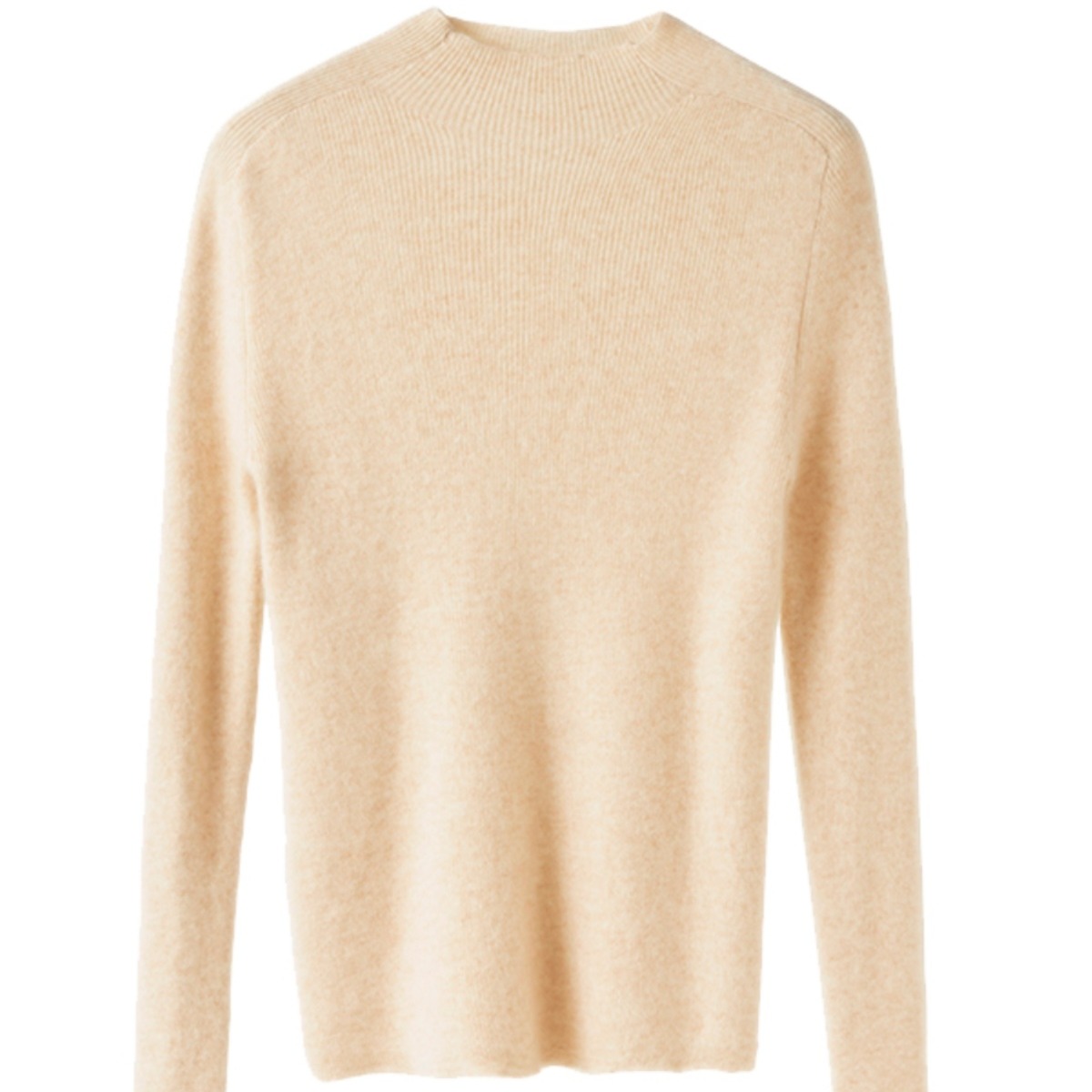 Women's Half Turtleneck Knit Sweater Slim Fit Pullover Base Layer - Image 5